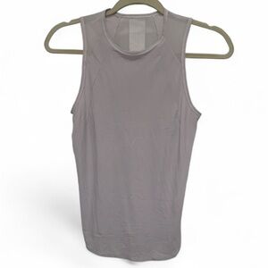 Lululemon Light Purple Mesh Panel Workout Athletic Tank Top